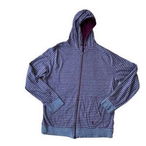 Lions Crest by English Laundry Zip Up Burgundy Hoodie SZ L